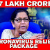 Finance Minister announces Rs 1.70 Lakh Crore relief package under PMGKY for the poor to help them fight the battle against Corona Virus