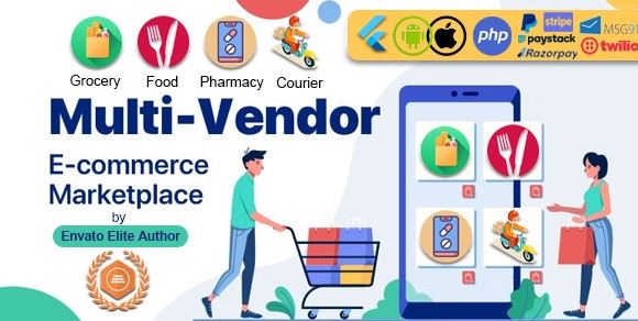 GoMarket | Food, Grocery, Pharmacy & Courier Delivery App | Multi-Vendor Marketplace