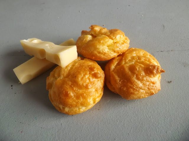 gougère, fromage, recette, muscade