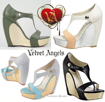 Gwen Stefani Shoe Line on Shoe Me The Way  Fergie   Velvet Angels Bottom Line Wedges