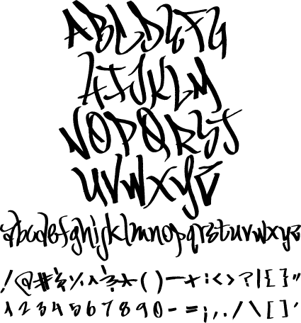 Graffiti Letters Font