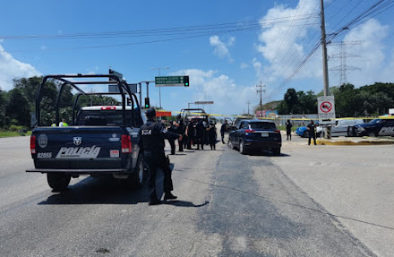 Detenida pareja de extranjeros que huía de Playa del Carmen en una camioneta robada