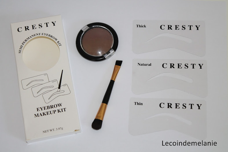 Un kit pour avoir de jolie sourcils , le kit Cresty !!!