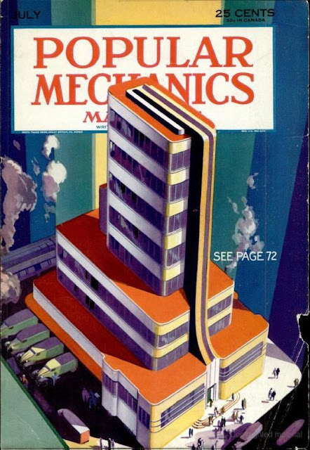 Portadas de la revista Popular Mechanics en los años 30