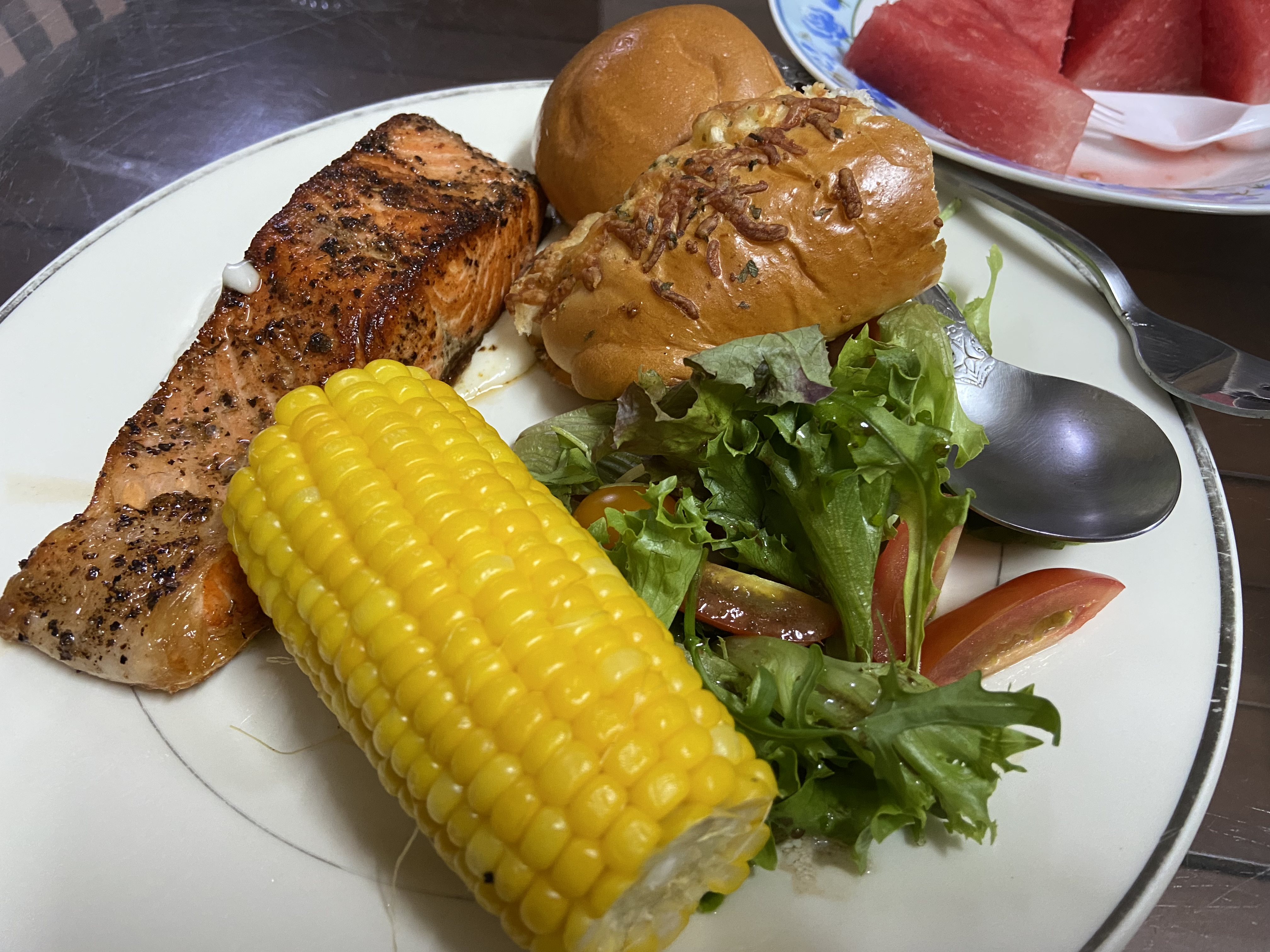 masak salmon, western, mudahnya masak western, makan keluarga, menu cepat siap