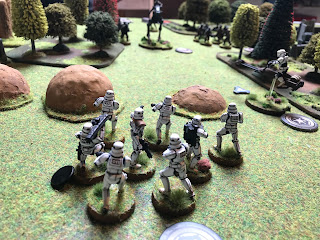 Stormtroopers attack the Rebel AT-RT