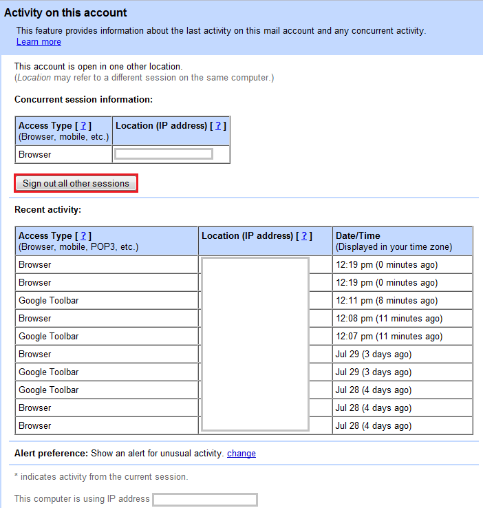 Use Gmail Sign in Alternatives to login to your account.