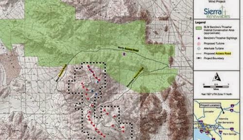 Granite Mountain Wind Project Cuts Into Bendire Thrasher Acec