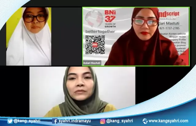 Acara webinar bersama psikolog di Bandung