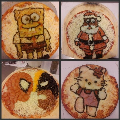 Pizza Art Seen On lolpicturegallery.blogspot.com