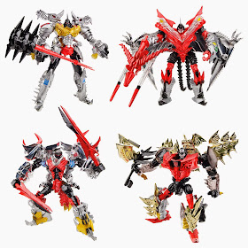 San Diego Comic-Con 2014 Exclusive Transformers Age of Extinction Dinobots Box Set - Grimlock, Strafe, Slug & Snarl Action Figures