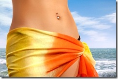 navel piercing