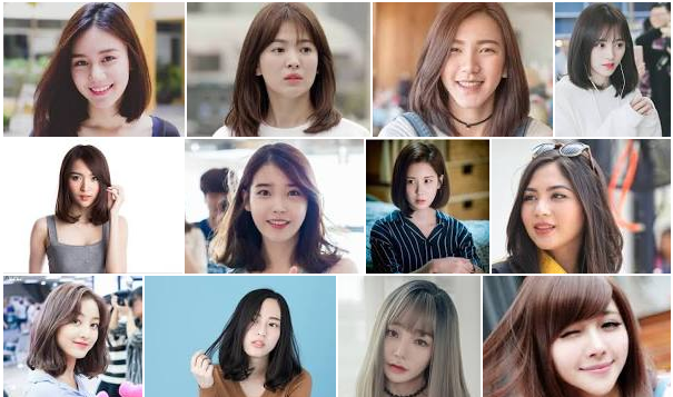 60 Model  Rambut  Sebahu  Trend 2021 Untuk Wajah  Bulat 