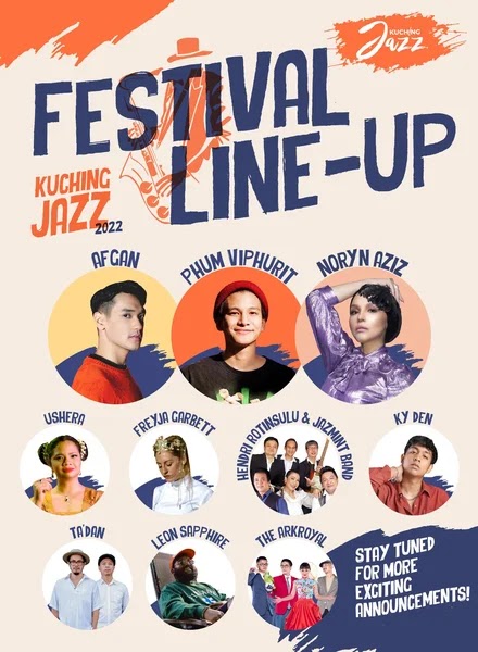 Kuching Waterfront Jazz Festival 2022 Lineup / Performer Profile