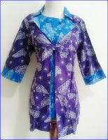 model baju batik resmi