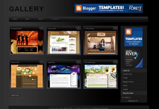 Best Photoblog templates for Blogger or blogspot blogs for free
