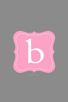 Personalized Initial Pink