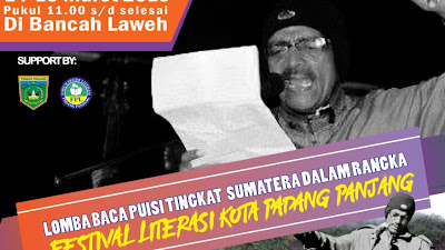 Suka Baca Puisi ? Mari Ikuti Lomba Baca Puisi Se-Sumatera