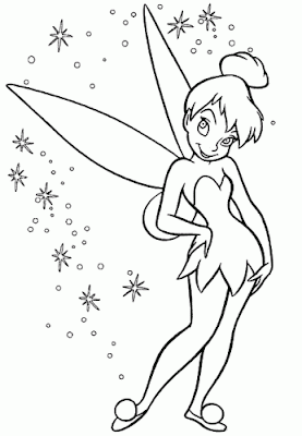 tinkerbell coloring pages