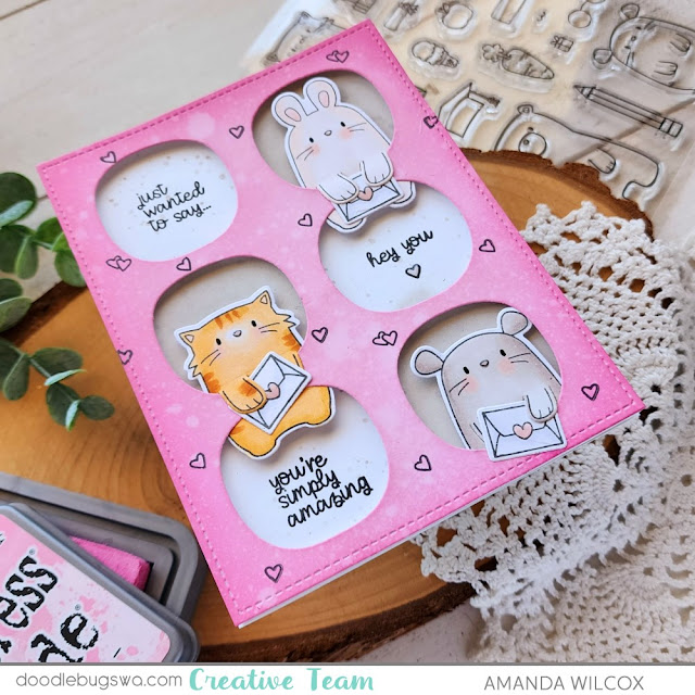 Mama Elephant Page Hugger dies and Six Window Cover Plate