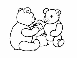 coloring pages free, bear coloring pages