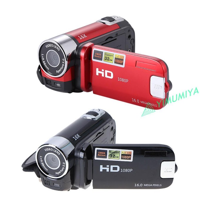 YI Digital Video Camera Full HD 1080P 32GB 16x Zoom Mini Camcorder DV Camera