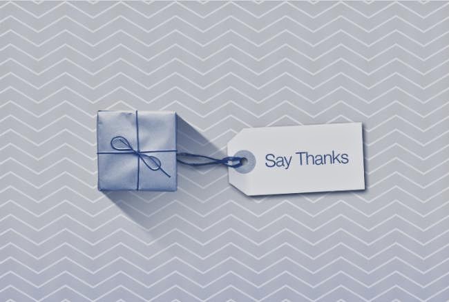 Facebook Say Thanks Video