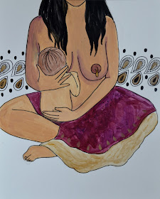 breastfeeding art spiritysol Catie Atkinson