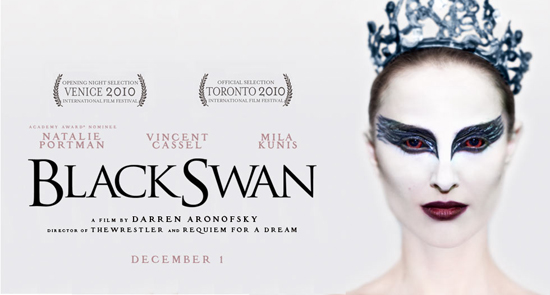 Black Swan centers around a ballet dancer named Nina (Natalie Portman), 