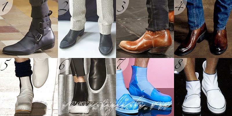 Spring 2015 Men's Boots And Shoes Fashion Trends