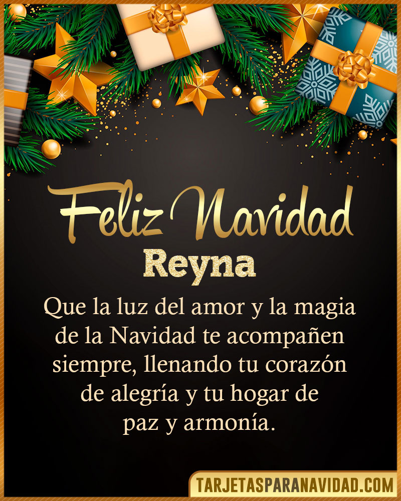 Imágenes con frases de Navidad para Reyna