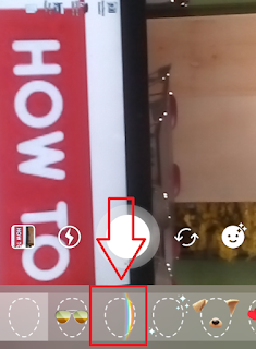 cara membuat pelangi di snapgram