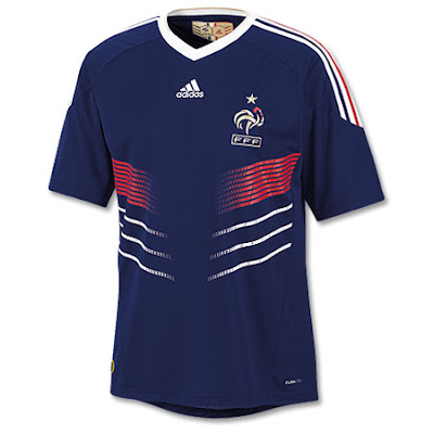 camiseta francia mundial 2010