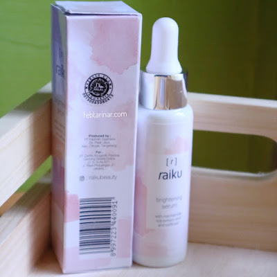 Review Raiku Brightening Serum beauty blogger bandung febtarinar.com