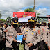  Pengamanan Pilkades Serentak Tahun 2022, Polres Blitar Kota Gelar Pasukan.