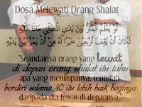 Bagaimana Hukum Lewat di Depan Orang yang Sedang Shalat?