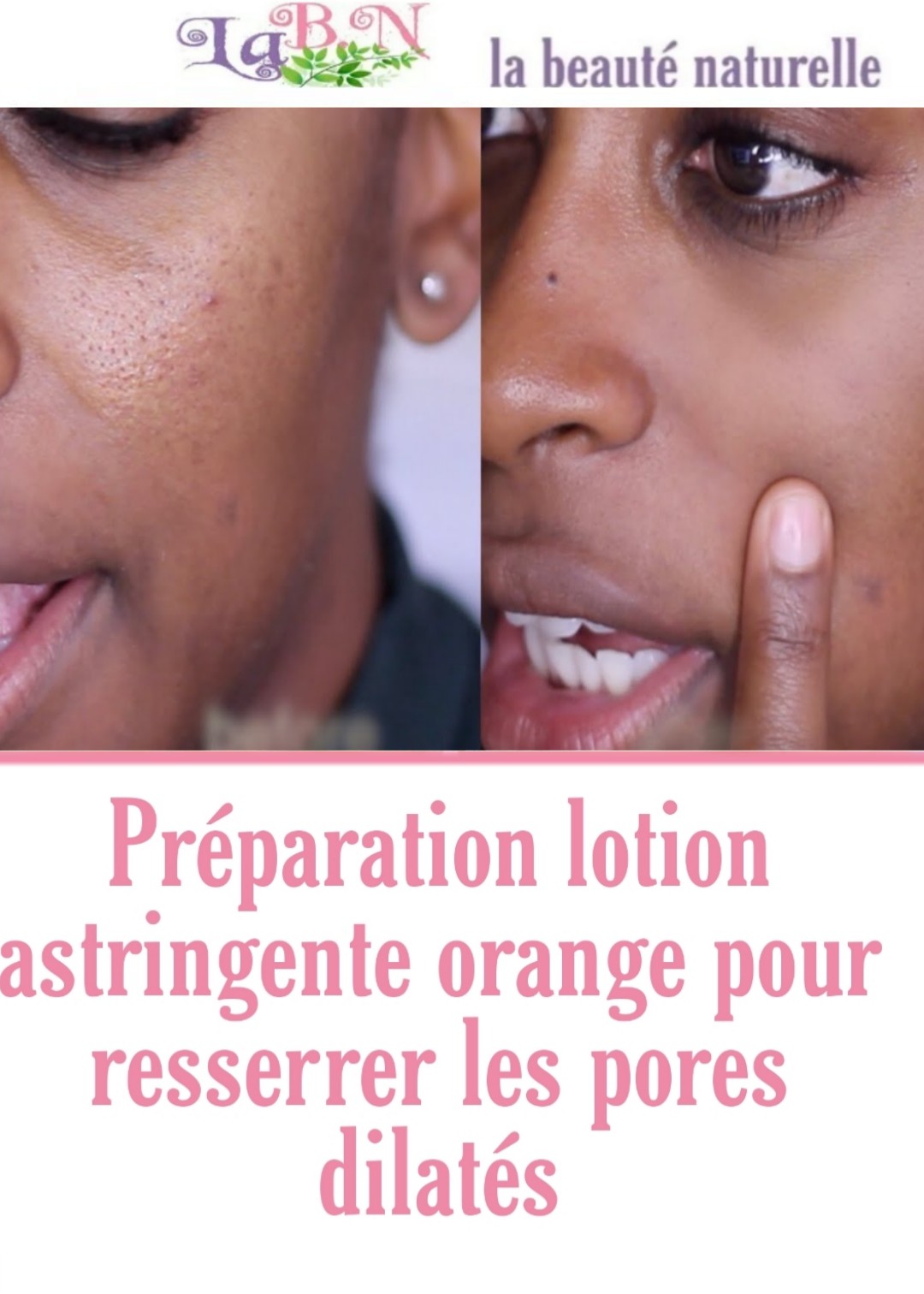 Préparation Lotion Astringente Orange Pour Resserrer Les Pores