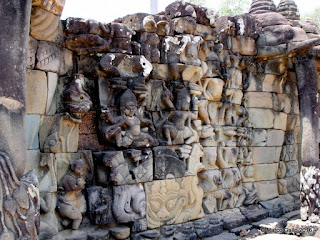 TEMPLOS DE ANGKOR. SIEM REAP. CAMBOYA. (3) Terraza de los elefantes