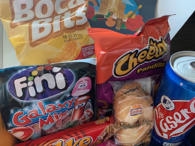 Snack surprise box, featuring Spanish snacks