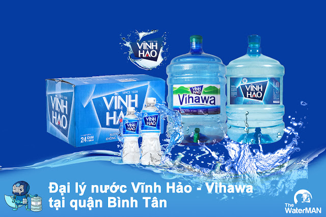 Đại lý nước Vĩnh Hảo - Vihawa bình 20L quận Bình Tân