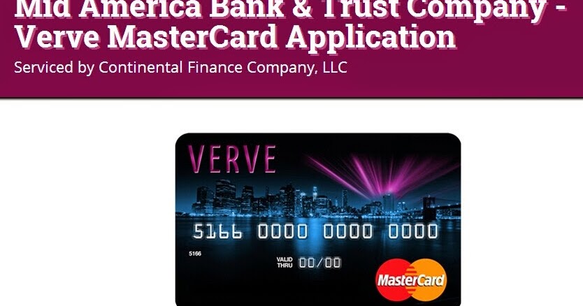 www.Yourvervecard.com : The Verve Credit Card Online Application