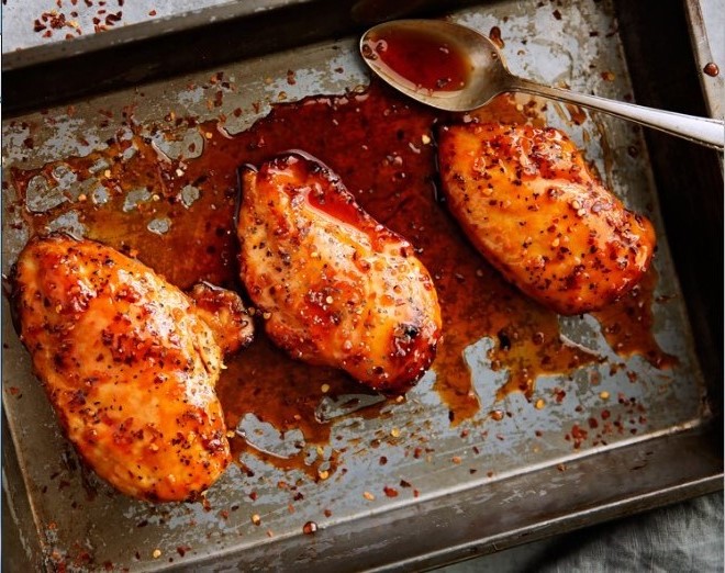 Baked Firecracker Chicken #chicken #recipes