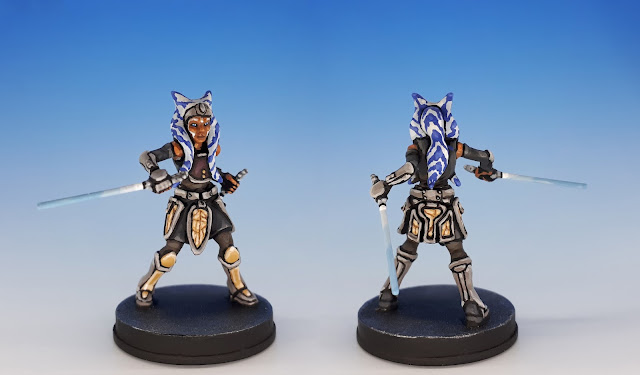 Ahsoka Tano, painted miniature sculpted by Adam Martin, 2017