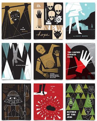 Star Wars: The Original Trilogy Screen Print Series by Ty Mattson