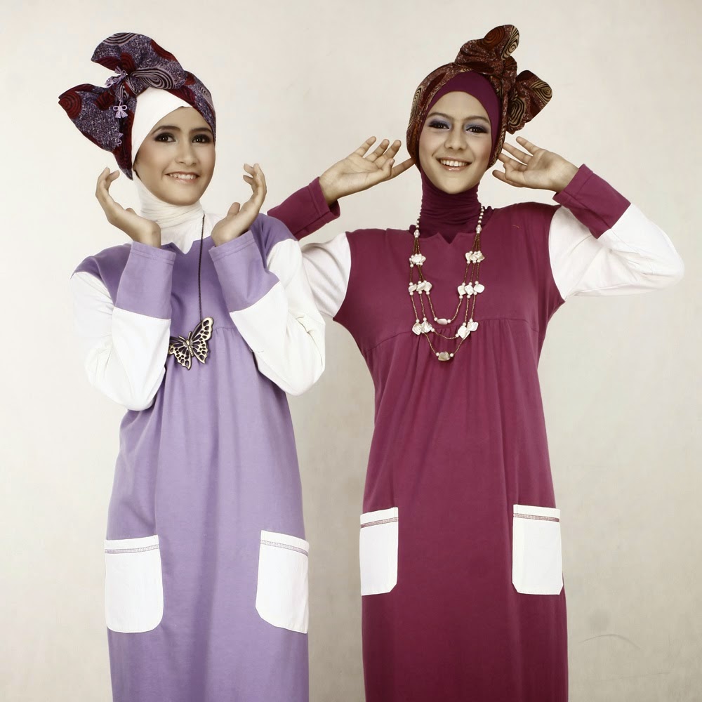 Model Baju Dress Muslim Modern Untuk Remaja Terbaru