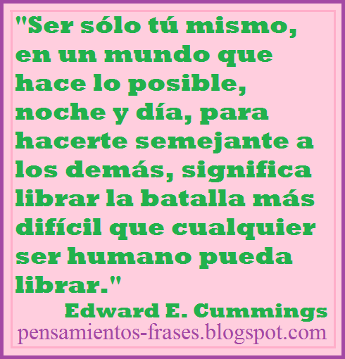 frases de Edward Estlin Cummings