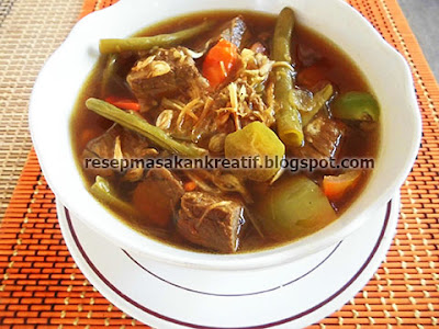 Cara Membuat Asem Asem Daging Sapi Buncis Resep