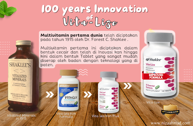 Multivitamin Pertama Dunia Vita-Lize Berwajah Baru