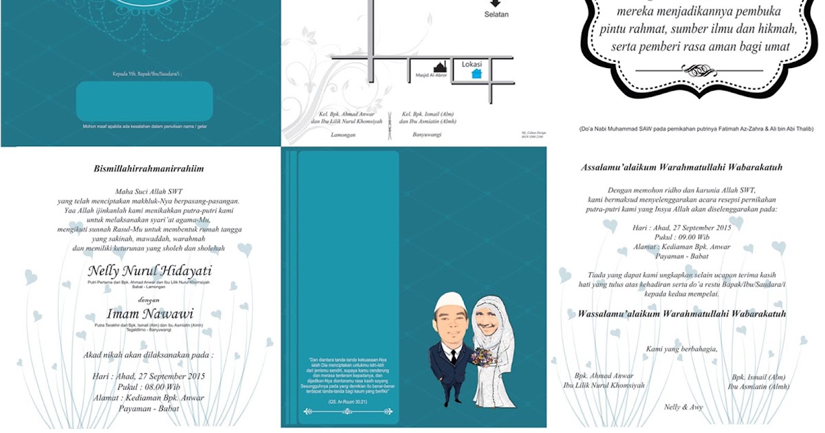 The Wedding Invitation Awy & Nelly ~ BLOG INSPIRASI HATI