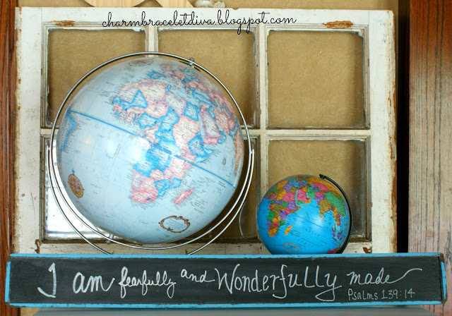 DIY chalkboard DecoArt chalky paint